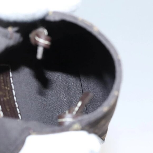 Share LOUIS VUITTON Monogram Mini Pochette Cancun Pouch Brown - Picture 10 of 16